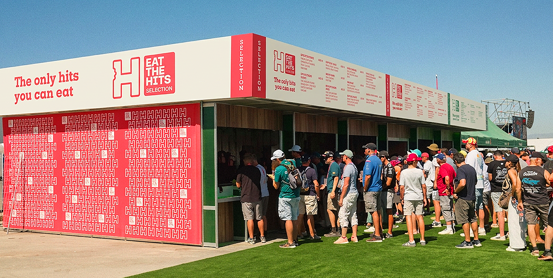 Eat The Hits, stand de festival